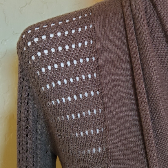 Express Pointelle Cardigan - Picture 2 of 7